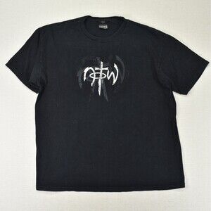 Not Of This World Christian T Shirt Mens XL Black NOTW Faith Jesus Thrashed